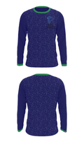 Bertie High School Basketball 25327605 Long Sleeve Performance Shirt - 35