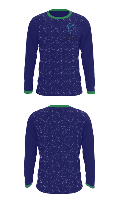 Bertie High School Basketball 25327605 Long Sleeve Performance Shirt - 35