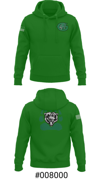 Hoodie, Gold-Burg High School Basketball, Women's Basketball, Teamtime, Team time, sublimation, custom sports apparel, team uniforms, spirit wear, spiritwear, sports uniforms, custom shirts, team store, custom team store, fundraiser sports, apparel fundraiser