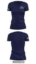 Back the Blue 55967322 Women's Short Sleeve V-neck Shirt - 4
