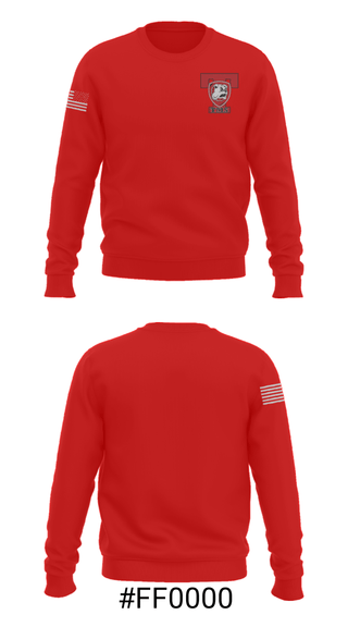 Crew Neck Sweatshirt, Thomasville Middle School, Spirit Store, Teamtime, Team time, sublimation, custom sports apparel, team uniforms, spirit wear, spiritwear, sports uniforms, custom shirts, team store, custom team store, fundraiser sports, apparel fundraiser