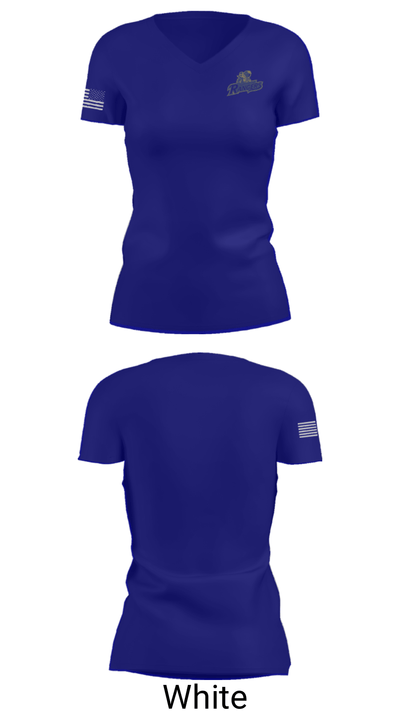 Northwest Area High School 55654161 Women's Short Sleeve V-neck Shirt - 7