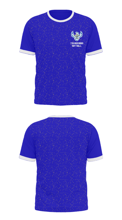 Thunderbird Softball 15197780 Short Sleeve Performance Shirt - 34