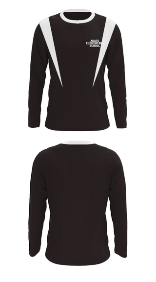 Long Sleeve Performance Shirt, Agate Elementary School, Spirit Store, Teamtime, Team time, sublimation, custom sports apparel, team uniforms, spirit wear, spiritwear, sports uniforms, custom shirts, team store, custom team store, fundraiser sports, apparel fundraiser