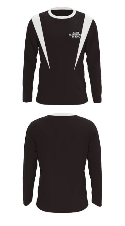 Agate Elementary School 1613283 Long Sleeve Performance Shirt - 31