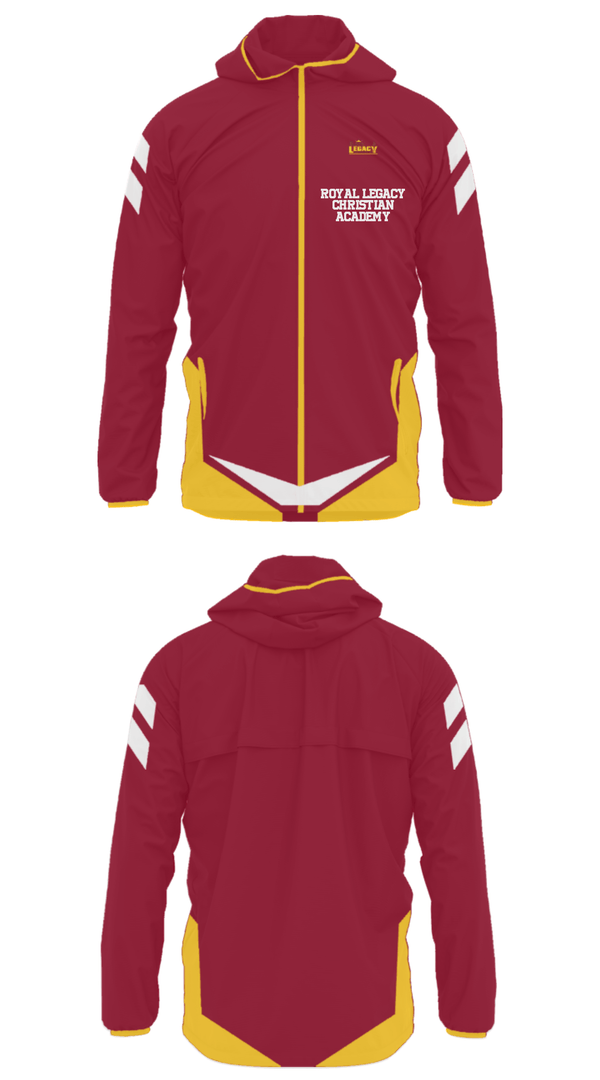 Windbreaker, Royal Legacy Christian Academy, Spirit Store, Teamtime, Team time, sublimation, custom sports apparel, team uniforms, spirit wear, spiritwear, sports uniforms, custom shirts, team store, custom team store, fundraiser sports, apparel fundraiser