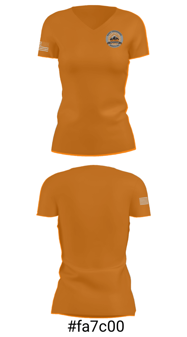 Women's Short Sleeve Vneck Shirt, ETCW, Wrestling, Teamtime, Team time, sublimation, custom sports apparel, team uniforms, spirit wear, spiritwear, sports uniforms, custom shirts, team store, custom team store, fundraiser sports, apparel fundraiser