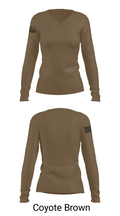 E CO 21BEB 21998530 Women's Long Sleeve V-neck Shirt - 15
