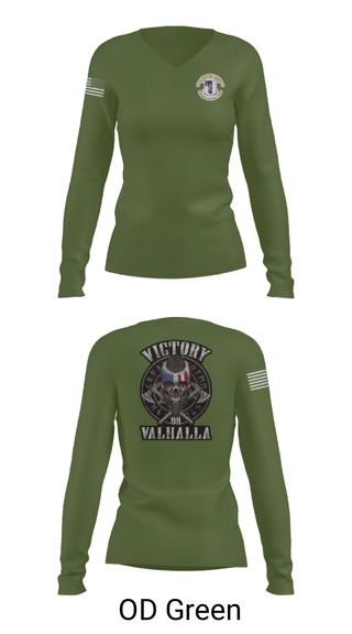 Women's Long Sleeve Vneck Shirt, 1-50 infantry battalion, Army, Teamtime, Team time, sublimation, custom sports apparel, team uniforms, spirit wear, spiritwear, sports uniforms, custom shirts, team store, custom team store, fundraiser sports, apparel fundraiser