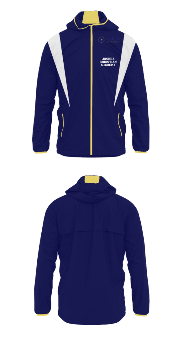 Windbreaker, Joshua Christian Academy, Track & Field, Teamtime, Team time, sublimation, custom sports apparel, team uniforms, spirit wear, spiritwear, sports uniforms, custom shirts, team store, custom team store, fundraiser sports, apparel fundraiser