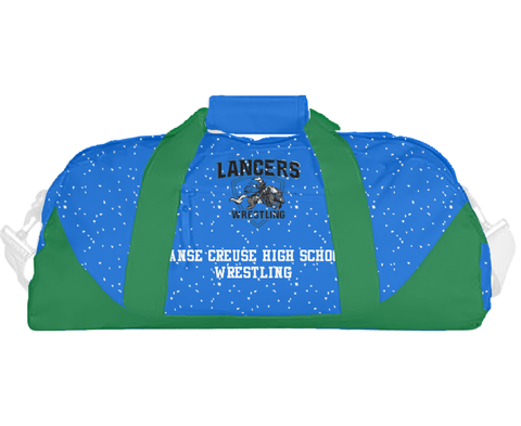 Duffle Bag, L'Anse Creuse High School Wrestling, Wrestling, Teamtime, Team time, sublimation, custom sports apparel, team uniforms, spirit wear, spiritwear, sports uniforms, custom shirts, team store, custom team store, fundraiser sports, apparel fundraiser