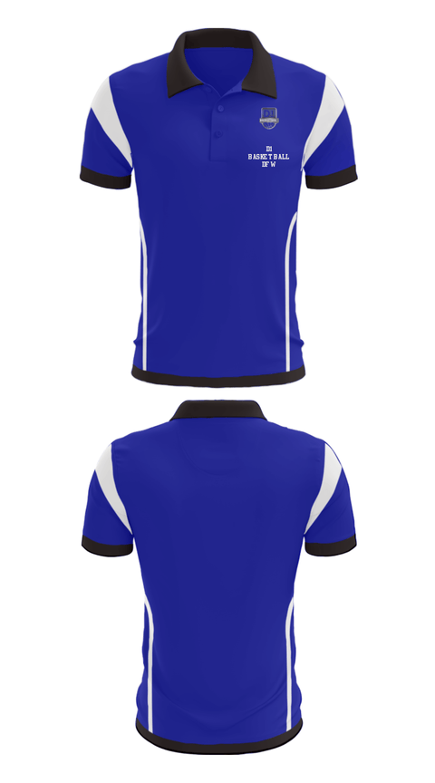 Short Sleeve Performance Polo, D1 Basketball DFW, Men's Basketball, Teamtime, Team time, sublimation, custom sports apparel, team uniforms, spirit wear, spiritwear, sports uniforms, custom shirts, team store, custom team store, fundraiser sports, apparel fundraiser