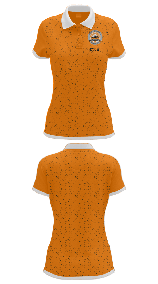 Women's Short Sleeve Performance Polo, ETCW, Wrestling, Teamtime, Team time, sublimation, custom sports apparel, team uniforms, spirit wear, spiritwear, sports uniforms, custom shirts, team store, custom team store, fundraiser sports, apparel fundraiser