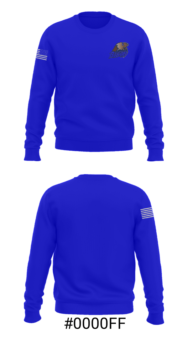Crew Neck Sweatshirt, Hot Springs High School Basketball, Men's Basketball, Teamtime, Team time, sublimation, custom sports apparel, team uniforms, spirit wear, spiritwear, sports uniforms, custom shirts, team store, custom team store, fundraiser sports, apparel fundraiser