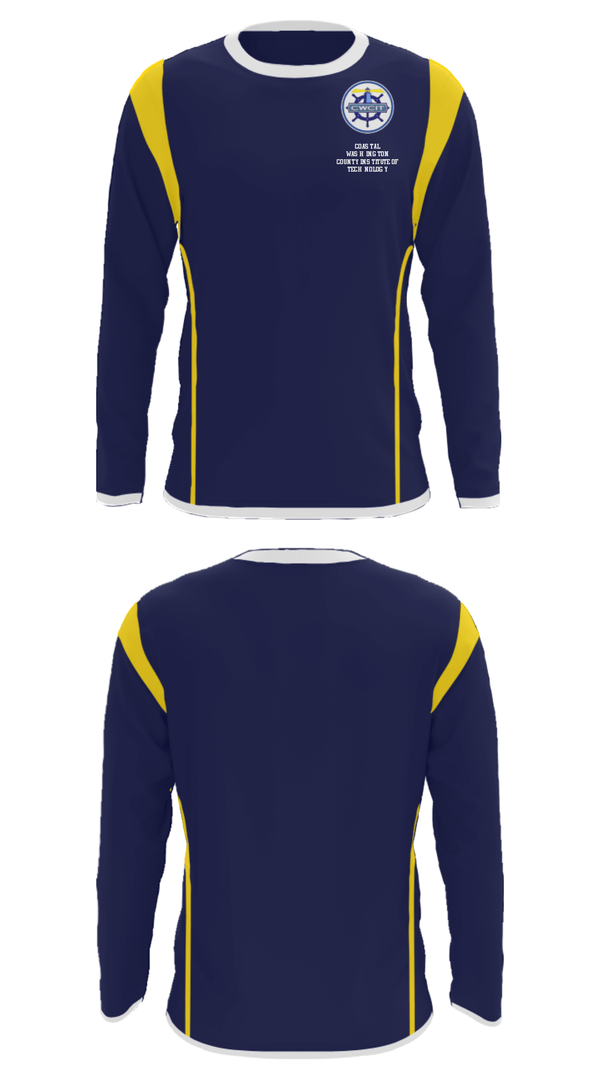 Long Sleeve Performance Shirt, Coastal Washington County Institute Of Technology, Spirit Store, Teamtime, Team time, sublimation, custom sports apparel, team uniforms, spirit wear, spiritwear, sports uniforms, custom shirts, team store, custom team store, fundraiser sports, apparel fundraiser