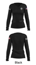 Blacksmith s 21266985 Women's Long Sleeve V-neck Shirt - 7