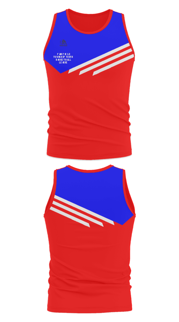 Tank Top, Fairfield Township Youth Basketball League, Men's Basketball, Teamtime, Team time, sublimation, custom sports apparel, team uniforms, spirit wear, spiritwear, sports uniforms, custom shirts, team store, custom team store, fundraiser sports, apparel fundraiser