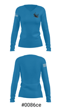 Jones Middle School Basketball 80606371 Women's Long Sleeve V-neck Shirt - 20