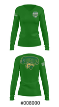 Holy Spirit Preparatory Upper School Swimming 91307263 Women's Long Sleeve V-neck Shirt - 20