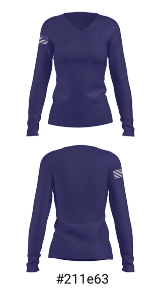 Women's Long Sleeve Vneck Shirt, Book Of Life Academy, Spirit Store, Teamtime, Team time, sublimation, custom sports apparel, team uniforms, spirit wear, spiritwear, sports uniforms, custom shirts, team store, custom team store, fundraiser sports, apparel fundraiser