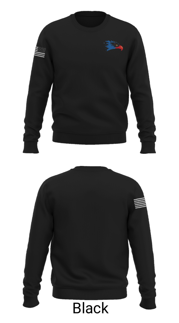 Crew Neck Sweatshirt, Flat Rock Middle School, Spirit Store, Teamtime, Team time, sublimation, custom sports apparel, team uniforms, spirit wear, spiritwear, sports uniforms, custom shirts, team store, custom team store, fundraiser sports, apparel fundraiser