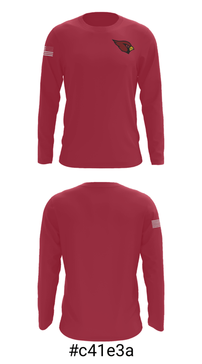 Mayville High School Wrestling 95233687 Long Sleeve Performance Shirt - 18