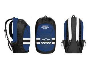 Gear Bag, Wagner Gen Louis Middle School, Spirit Store, Teamtime, Team time, sublimation, custom sports apparel, team uniforms, spirit wear, spiritwear, sports uniforms, custom shirts, team store, custom team store, fundraiser sports, apparel fundraiser