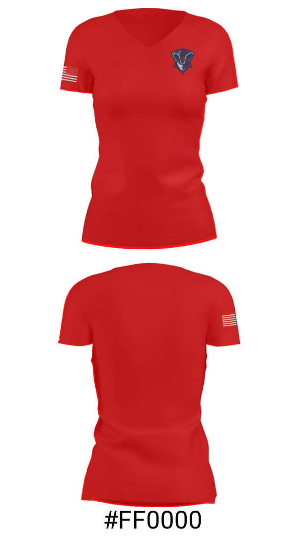 Women's Short Sleeve Vneck Shirt, Providence Hall Junior High School, Spirit Store, Teamtime, Team time, sublimation, custom sports apparel, team uniforms, spirit wear, spiritwear, sports uniforms, custom shirts, team store, custom team store, fundraiser sports, apparel fundraiser