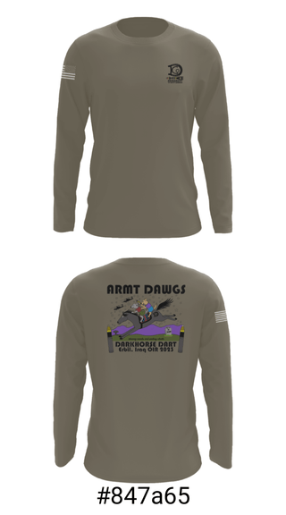Long Sleeve Performance Shirt, , Army, Teamtime, Team time, sublimation, custom sports apparel, team uniforms, spirit wear, spiritwear, sports uniforms, custom shirts, team store, custom team store, fundraiser sports, apparel fundraiser