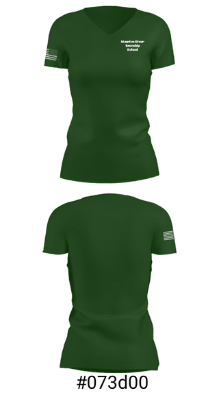 Women's Short Sleeve Vneck Shirt, Maurice River Township School, Spirit Store, Teamtime, Team time, sublimation, custom sports apparel, team uniforms, spirit wear, spiritwear, sports uniforms, custom shirts, team store, custom team store, fundraiser sports, apparel fundraiser