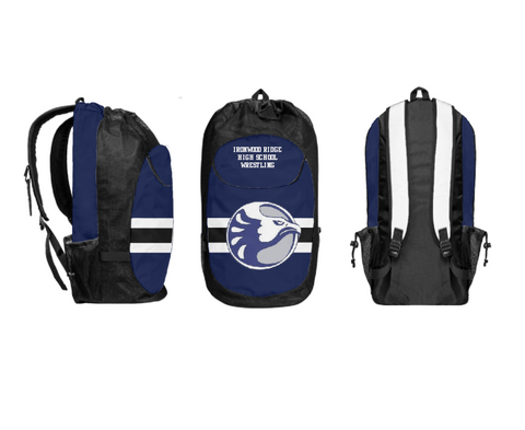 Gear Bag, Ironwood Ridge High School Wrestling, Wrestling, Teamtime, Team time, sublimation, custom sports apparel, team uniforms, spirit wear, spiritwear, sports uniforms, custom shirts, team store, custom team store, fundraiser sports, apparel fundraiser