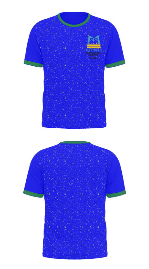 Short Sleeve Performance Shirt, Meridian Public Charter School, Spirit Store, Teamtime, Team time, sublimation, custom sports apparel, team uniforms, spirit wear, spiritwear, sports uniforms, custom shirts, team store, custom team store, fundraiser sports, apparel fundraiser