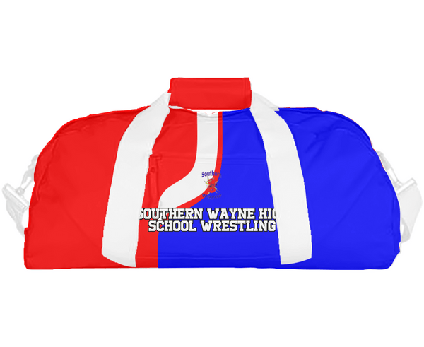 Duffle Bag, Southern Wayne High School Wrestling, Wrestling, Teamtime, Team time, sublimation, custom sports apparel, team uniforms, spirit wear, spiritwear, sports uniforms, custom shirts, team store, custom team store, fundraiser sports, apparel fundraiser
