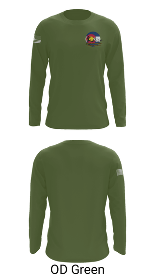 Long Sleeve Performance Shirt, Colorado National Guard Biathlon Team, National Guard, Teamtime, Team time, sublimation, custom sports apparel, team uniforms, spirit wear, spiritwear, sports uniforms, custom shirts, team store, custom team store, fundraiser sports, apparel fundraiser