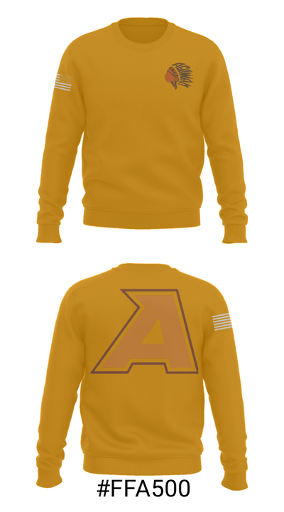 Agawam Junior High School 50400370 Crew Neck Sweatshirt - 16