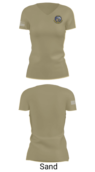 Women's Short Sleeve Vneck Shirt, , Air Force, Teamtime, Team time, sublimation, custom sports apparel, team uniforms, spirit wear, spiritwear, sports uniforms, custom shirts, team store, custom team store, fundraiser sports, apparel fundraiser