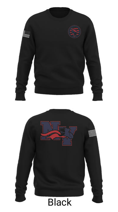 North Vermilion Middle School Basketball 3643335 Crew Neck Sweatshirt - 9