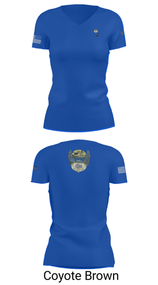 Women's Short Sleeve Vneck Shirt, , Air Force, Teamtime, Team time, sublimation, custom sports apparel, team uniforms, spirit wear, spiritwear, sports uniforms, custom shirts, team store, custom team store, fundraiser sports, apparel fundraiser