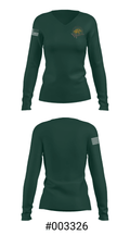 Southeastern Randolph Middle School 21554797 Women's Long Sleeve V-neck Shirt - 20