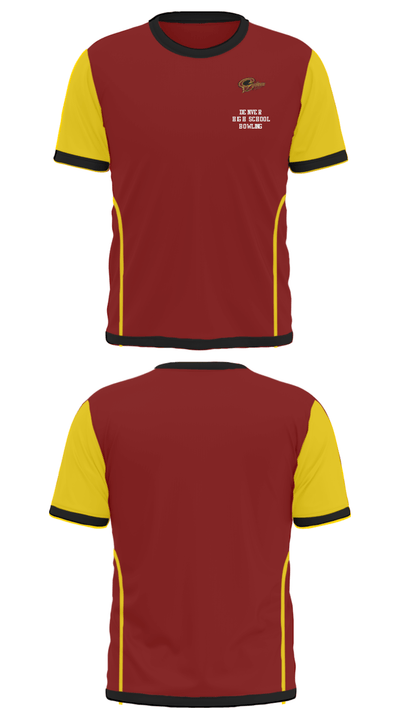 Denver High School Bowling 26545909 Short Sleeve Performance Shirt - 25