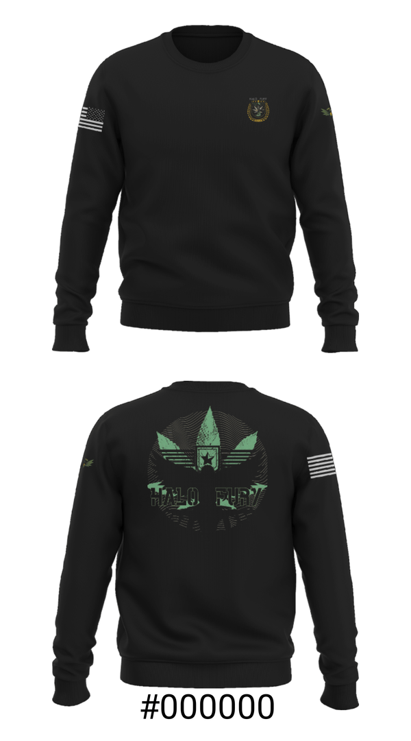 Crew Neck Sweatshirt, HALO-FURY, , Teamtime, Team time, sublimation, custom sports apparel, team uniforms, spirit wear, spiritwear, sports uniforms, custom shirts, team store, custom team store, fundraiser sports, apparel fundraiser