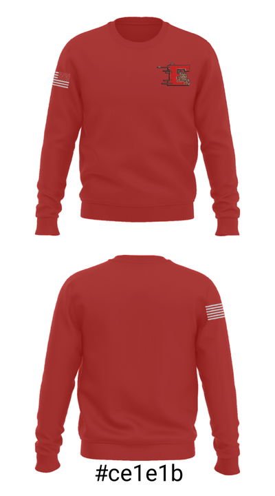 Elsinore High School Swimming 14870064 Crew Neck Sweatshirt - 16