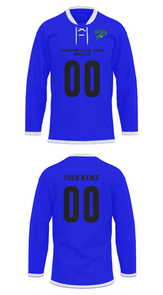 Hockey Jersey, Kensington Valley Hockey Association, Ice Hockey, Teamtime, Team time, sublimation, custom sports apparel, team uniforms, spirit wear, spiritwear, sports uniforms, custom shirts, team store, custom team store, fundraiser sports, apparel fundraiser