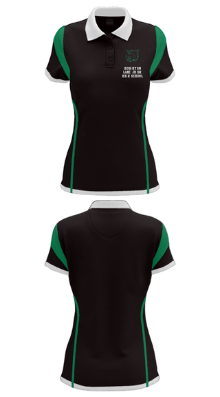 Women's Short Sleeve Performance Polo, Houghton Lake Jr/Sr High School, Spirit Store, Teamtime, Team time, sublimation, custom sports apparel, team uniforms, spirit wear, spiritwear, sports uniforms, custom shirts, team store, custom team store, fundraiser sports, apparel fundraiser