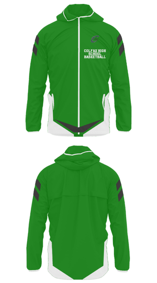 Windbreaker, Colfax High School Basketball, Women's Basketball, Teamtime, Team time, sublimation, custom sports apparel, team uniforms, spirit wear, spiritwear, sports uniforms, custom shirts, team store, custom team store, fundraiser sports, apparel fundraiser