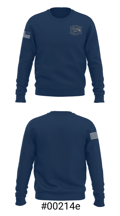 Del Norte High School Swimming 40770592 Crew Neck Sweatshirt - 16