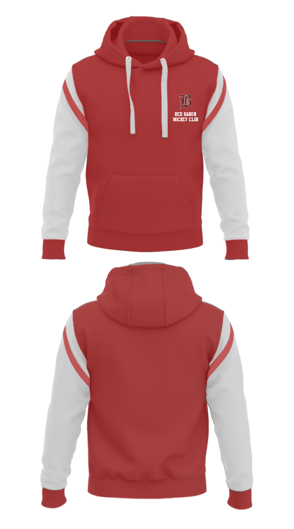 Hoodie, Red Baron Hockey Club, Ice Hockey, Teamtime, Team time, sublimation, custom sports apparel, team uniforms, spirit wear, spiritwear, sports uniforms, custom shirts, team store, custom team store, fundraiser sports, apparel fundraiser
