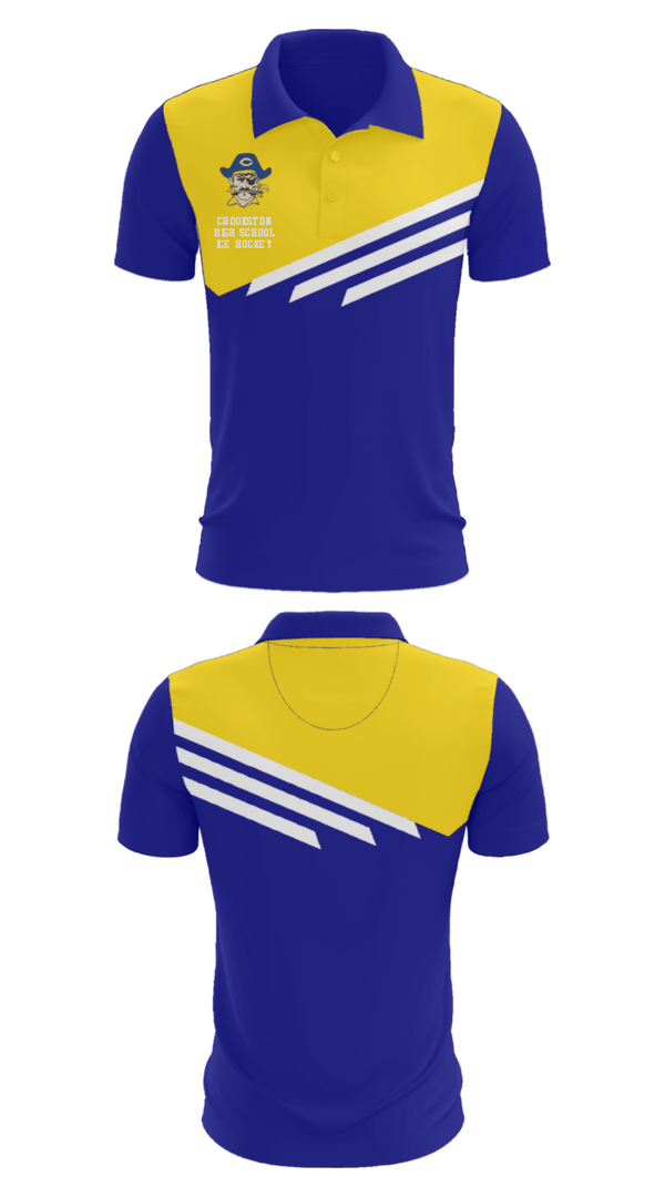 Short Sleeve Performance Polo, Crookston High School Ice Hockey, Ice Hockey, Teamtime, Team time, sublimation, custom sports apparel, team uniforms, spirit wear, spiritwear, sports uniforms, custom shirts, team store, custom team store, fundraiser sports, apparel fundraiser