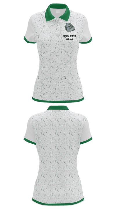 Berea High School 77110489 Women's Short Sleeve Performance Polo  - 32