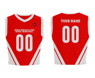 Mens Basketball Jersey, North Mercer R-3 High School Basketball, Men's Basketball, Teamtime, Team time, sublimation, custom sports apparel, team uniforms, spirit wear, spiritwear, sports uniforms, custom shirts, team store, custom team store, fundraiser sports, apparel fundraiser